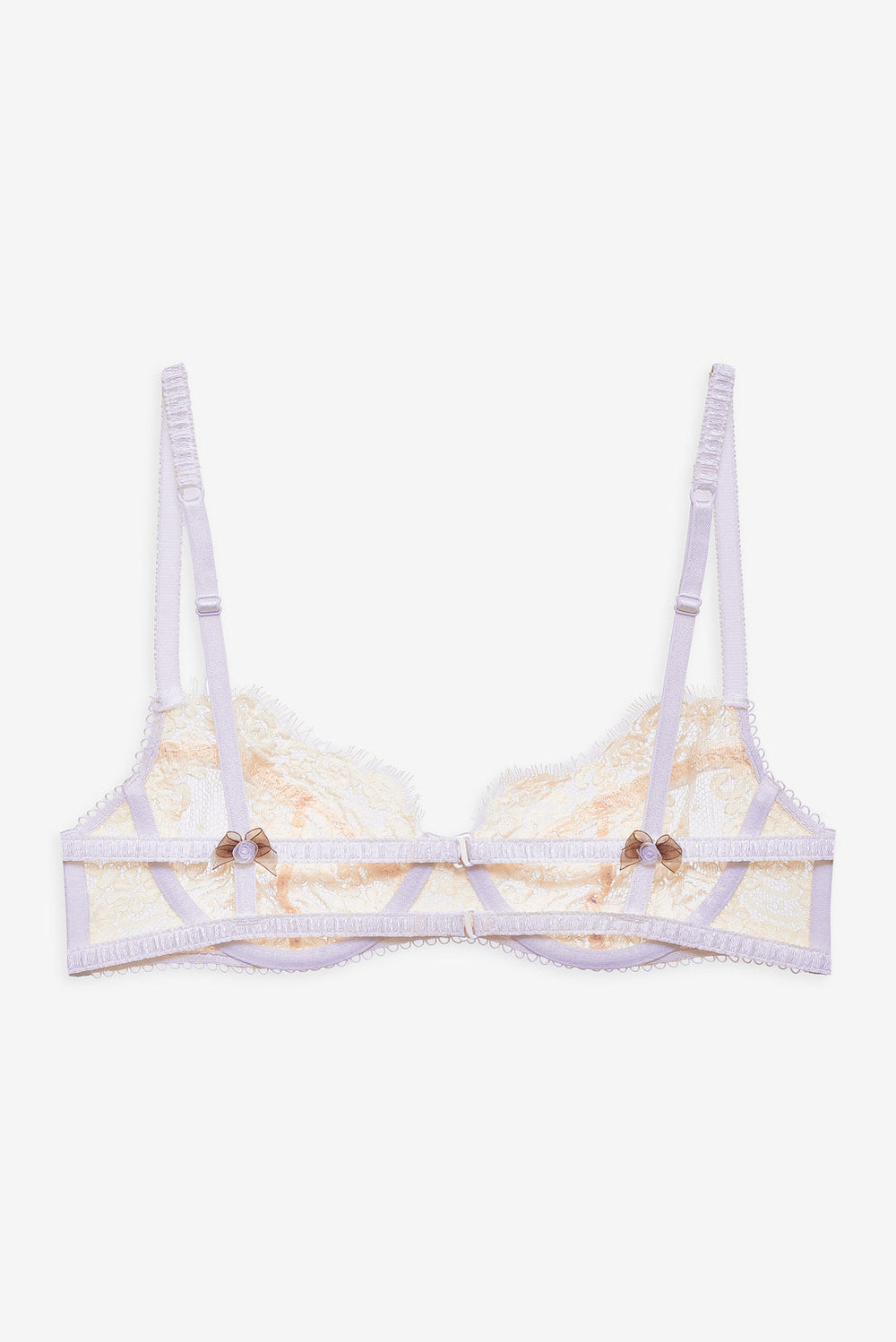 Victoria Lace Underwire Bra Cream