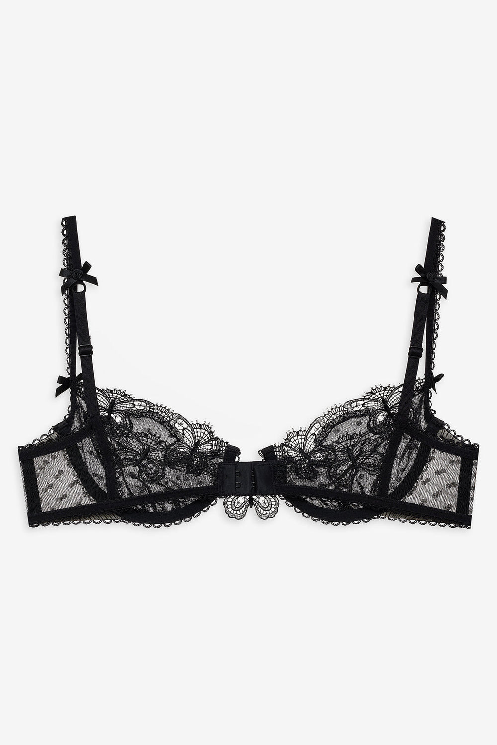 Papillon Underwire Bra Black