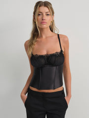 Papillon Bustier Black