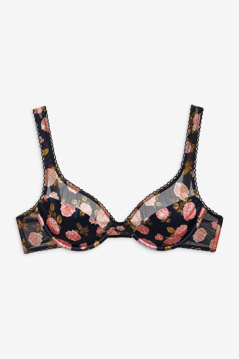 Kayla Underwire Bra Navy
