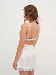 Heirloom Rose Bralette White