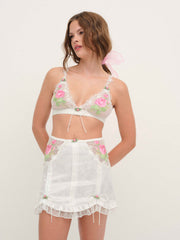 Heirloom Rose Bralette White