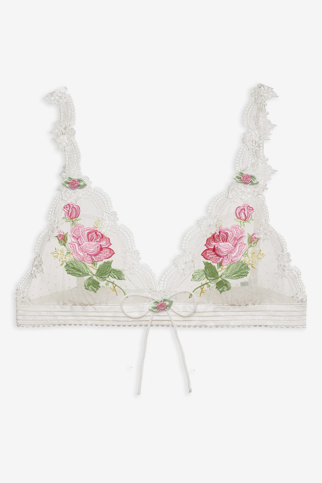 Heirloom Rose Bralette White