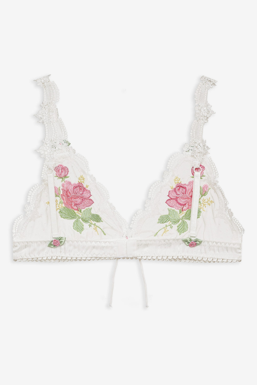Heirloom Rose Bralette White
