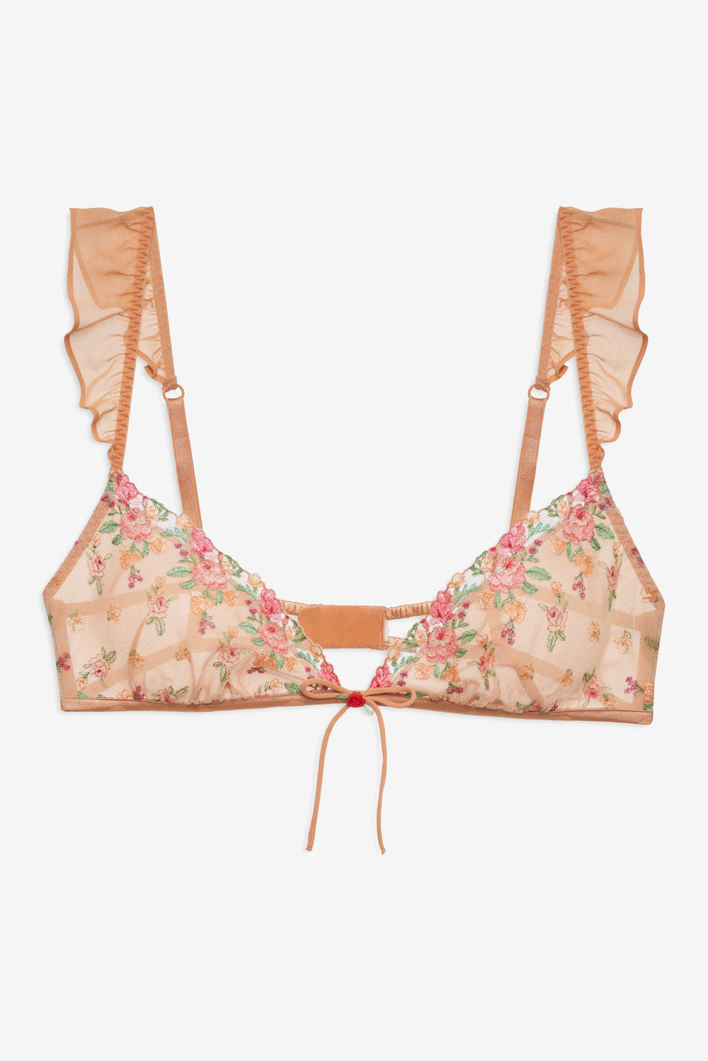 Glimmer Rosebud Bralette Rose Gold