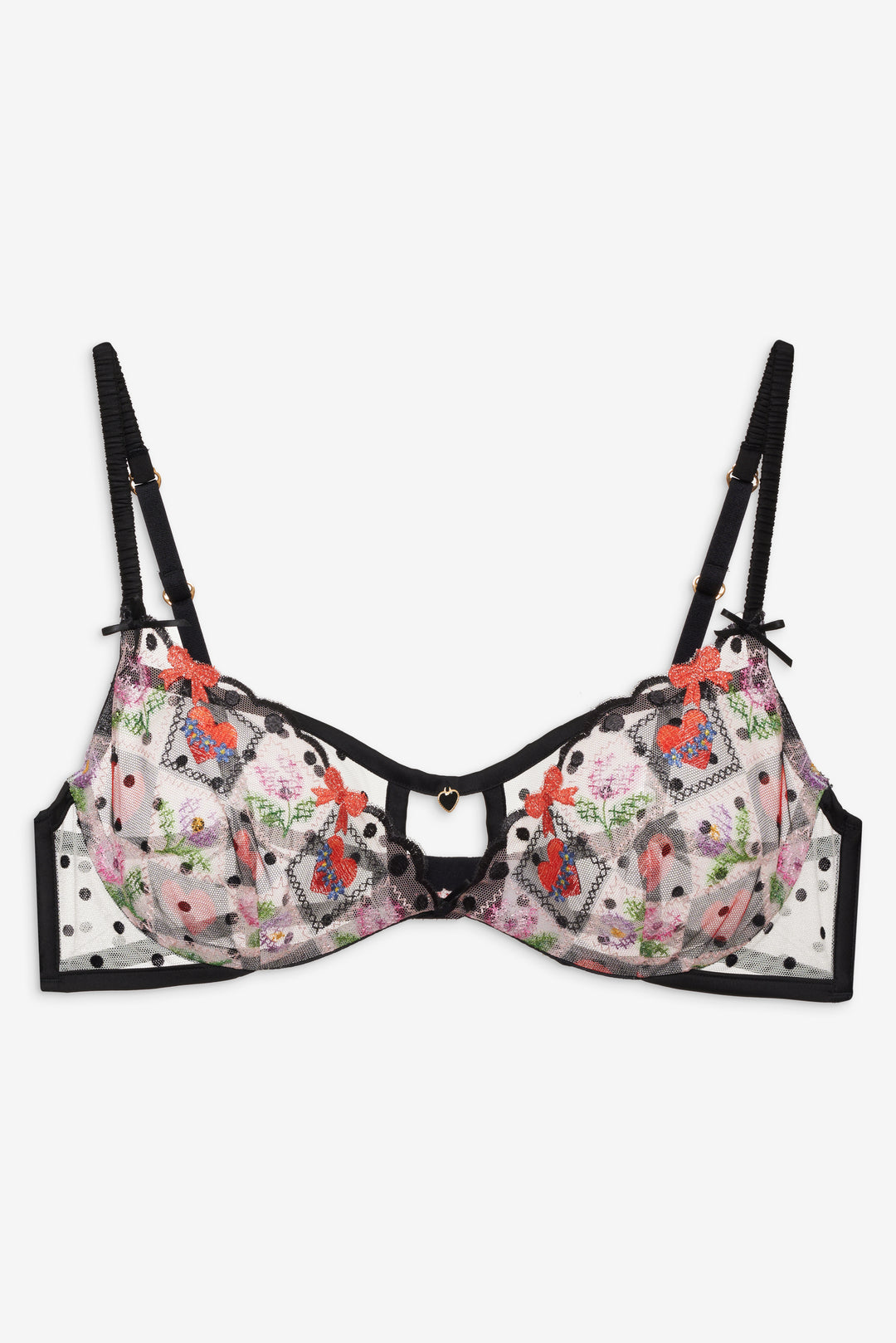 Paris Underwire Bra Red