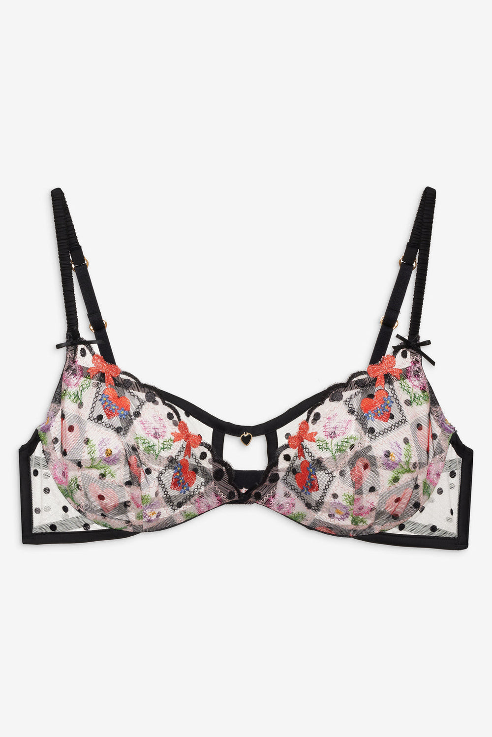Paris Underwire Bra Red