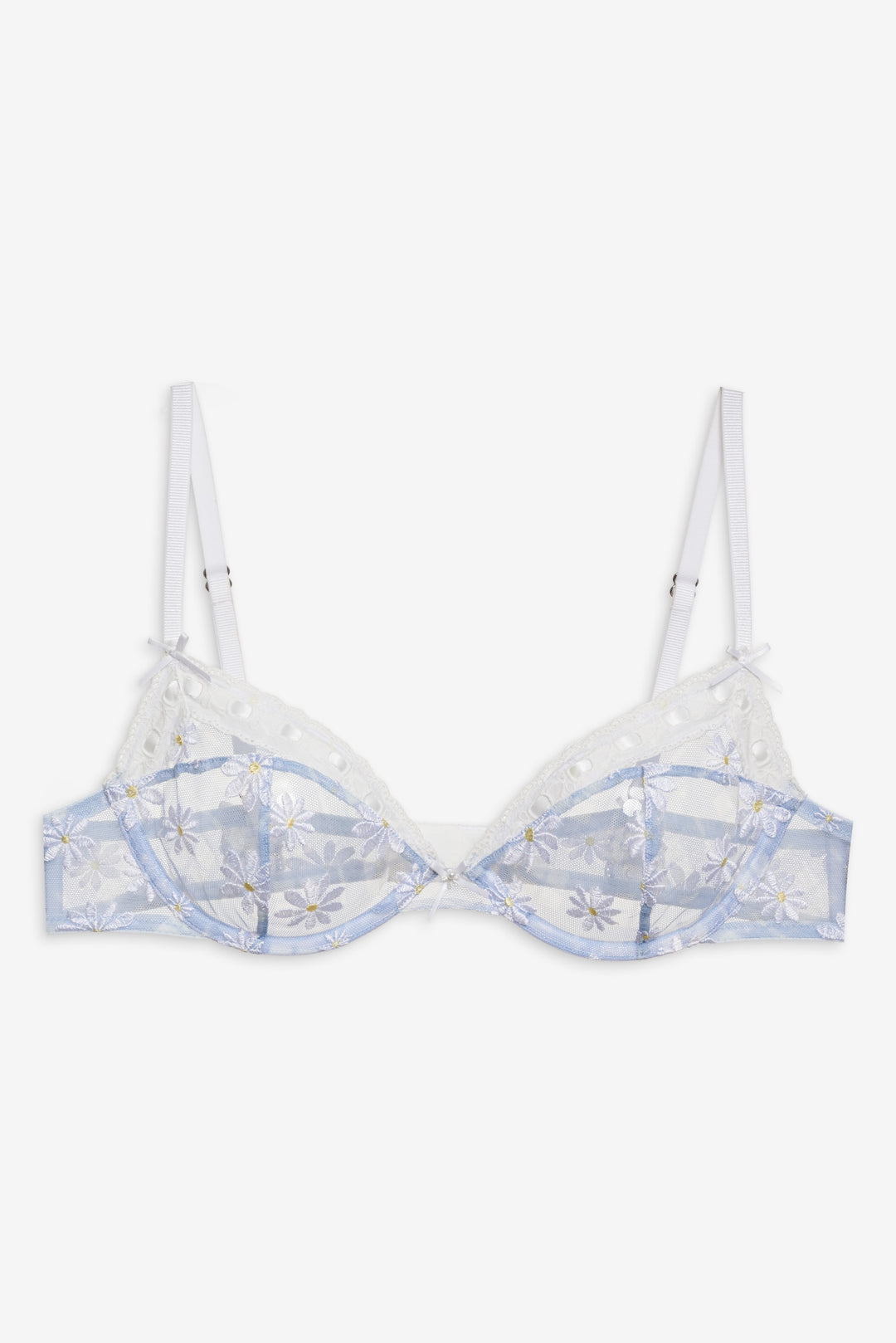 Dee Dee Daisy Underwire Bra Blue