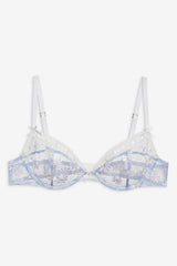 Dee Dee Daisy Underwire Bra Blue