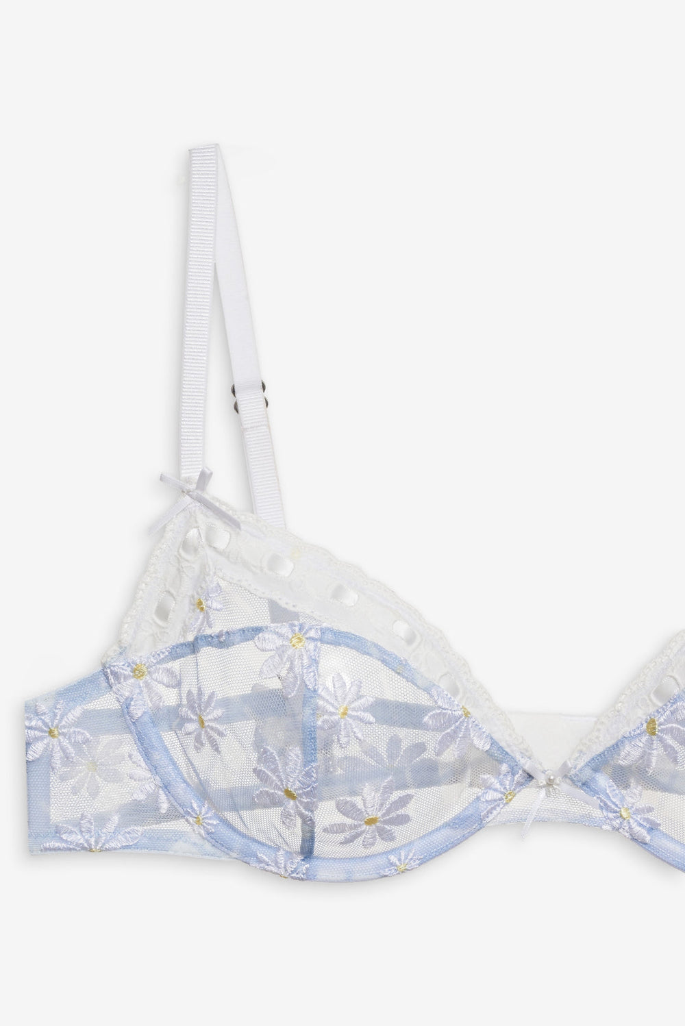 Dee Dee Daisy Underwire Bra Blue