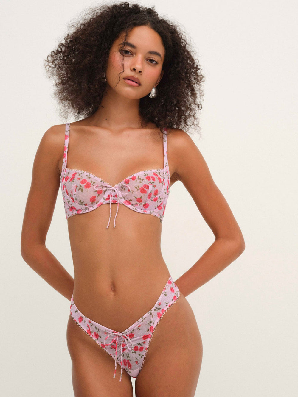 Lottie Underwire Bra Pink