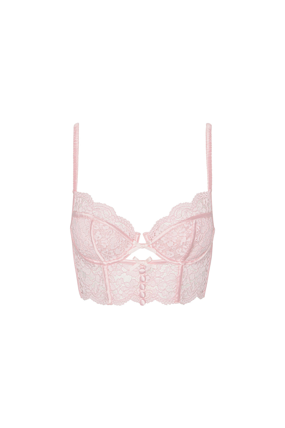 Creamsicle Lace Underwire Bra Pink