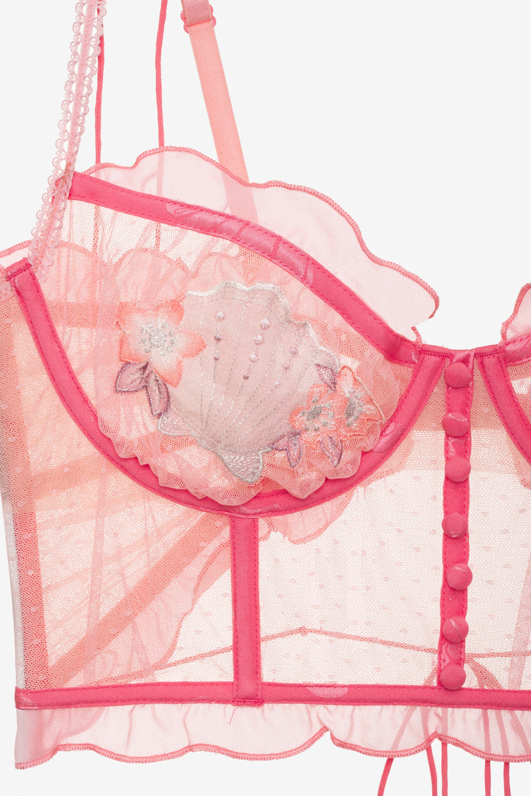Seashell Bustier Pink