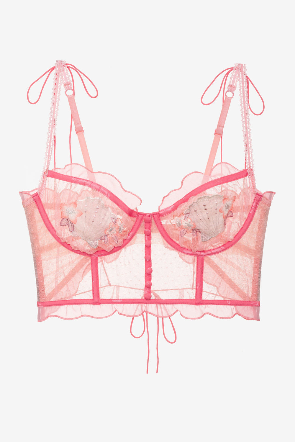 Seashell Bustier Pink