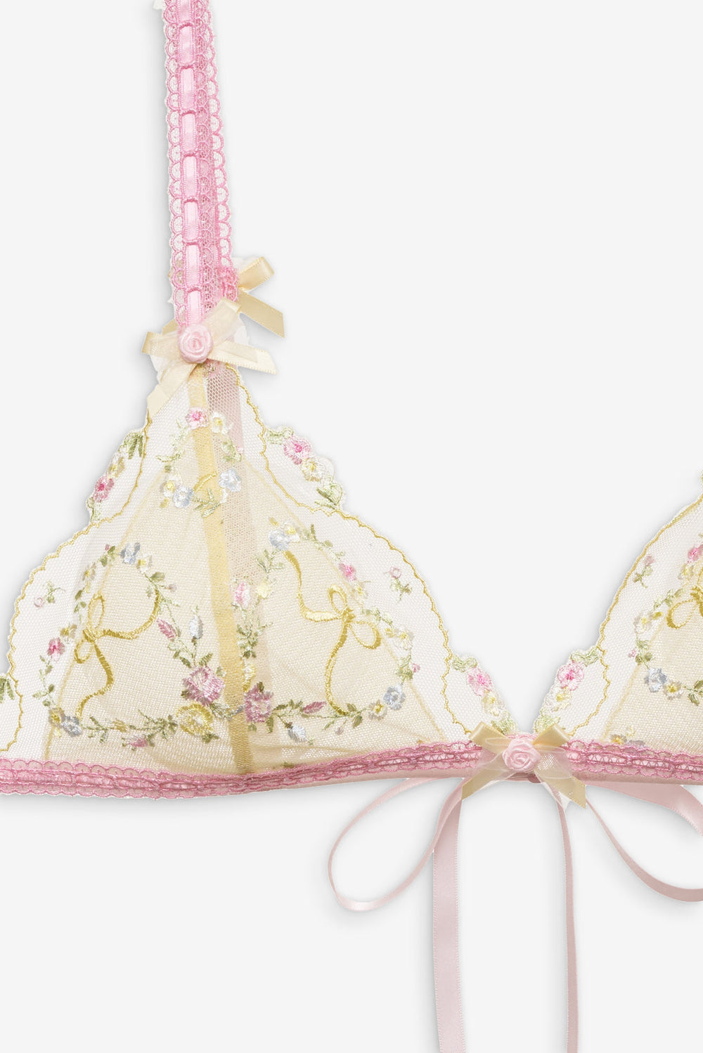 Sunny Bouquet Bralette Multi Yellow