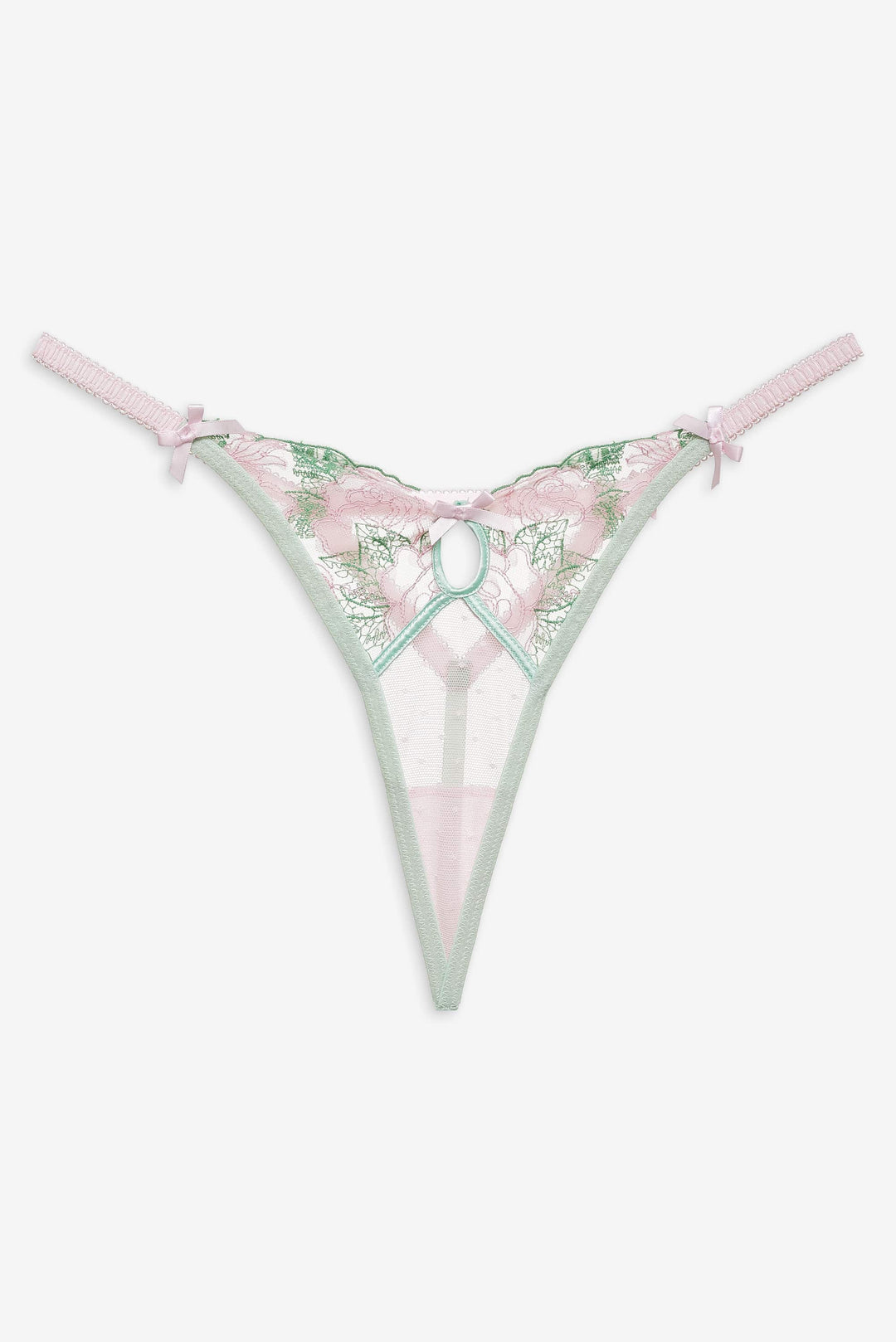 Love Story Thong Panty Green