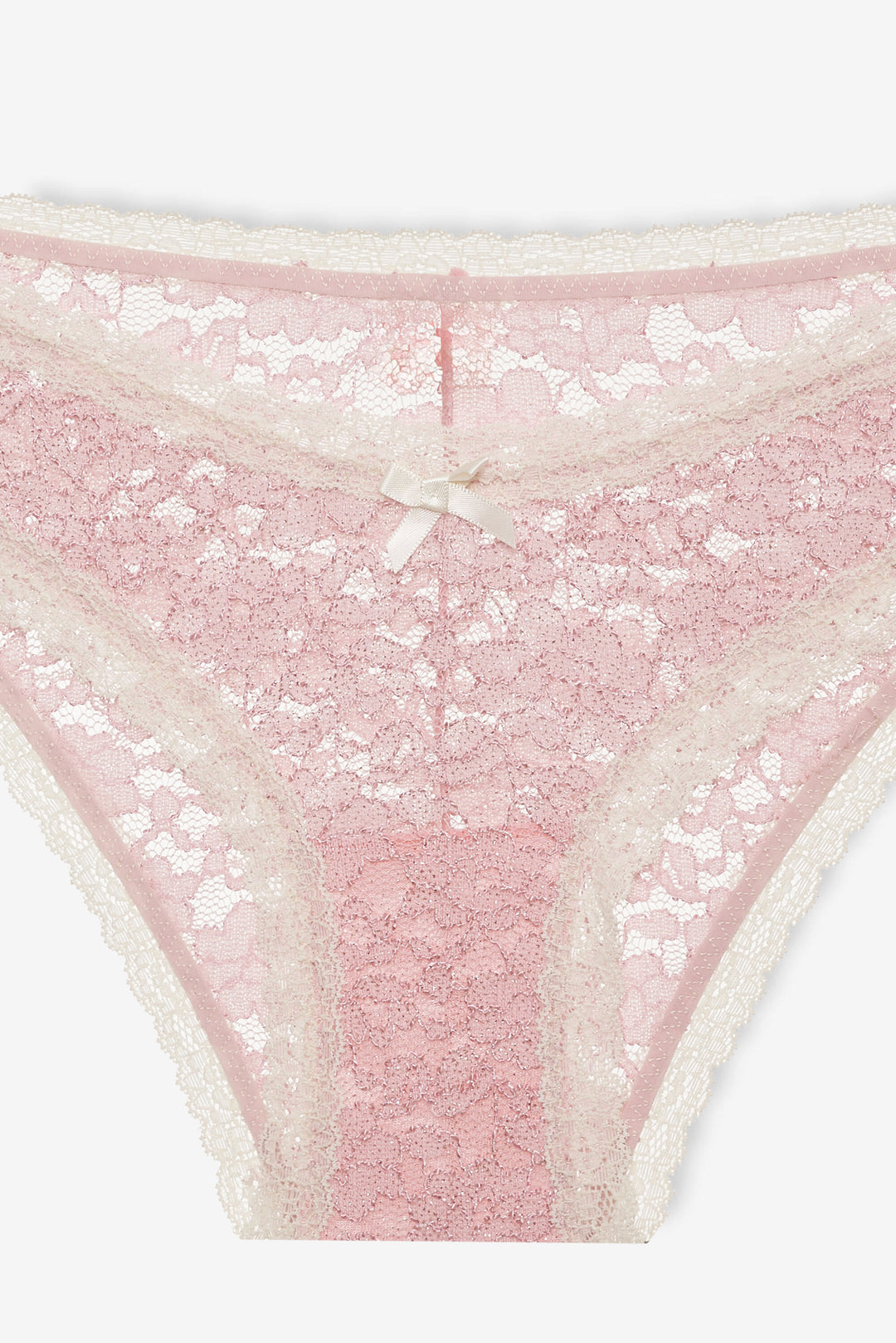 Pamela Stretch Lace Cheeky Panty Pink