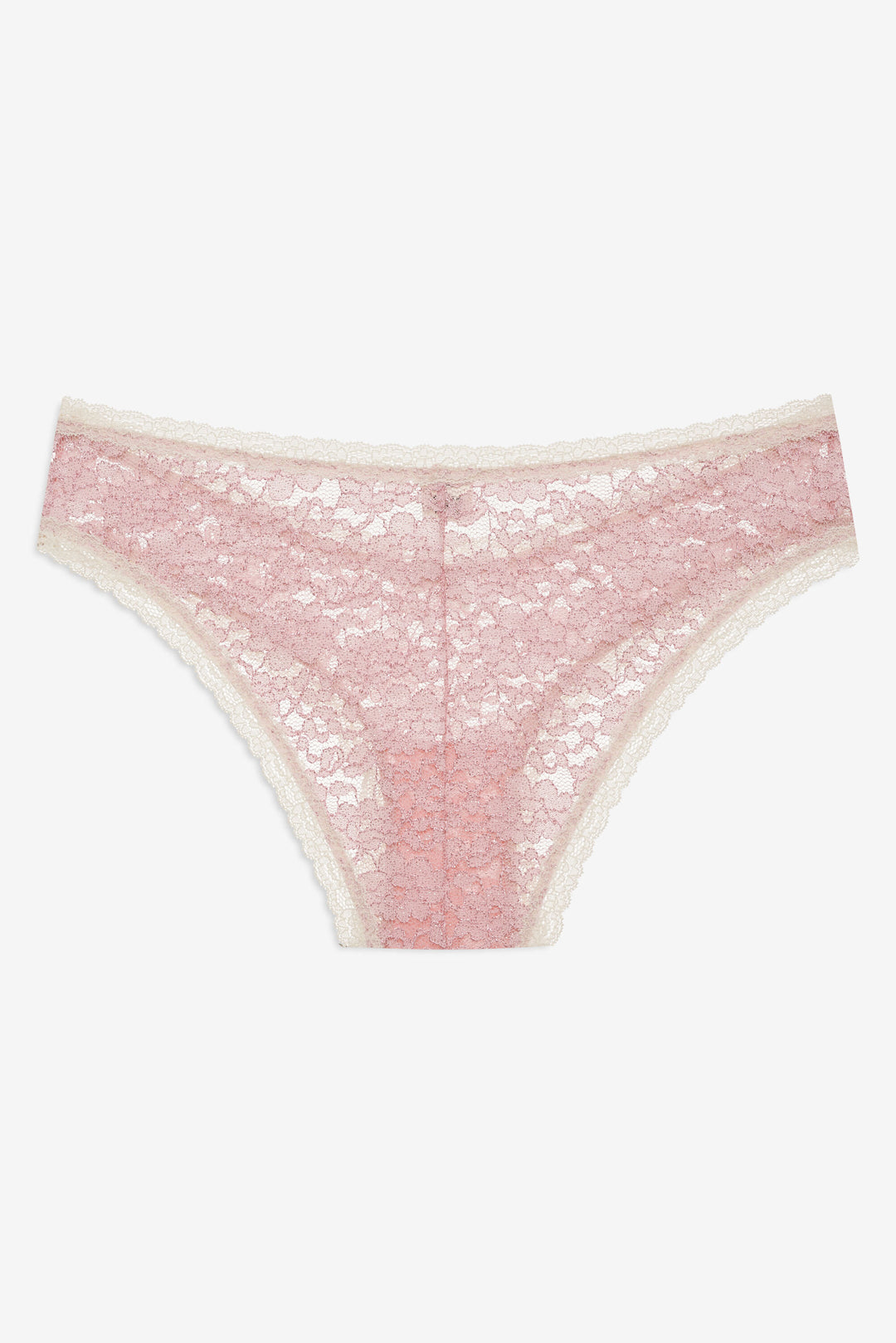 Pamela Stretch Lace Cheeky Panty Pink