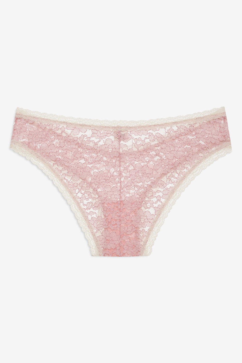 Pamela Stretch Lace Cheeky Panty Pink