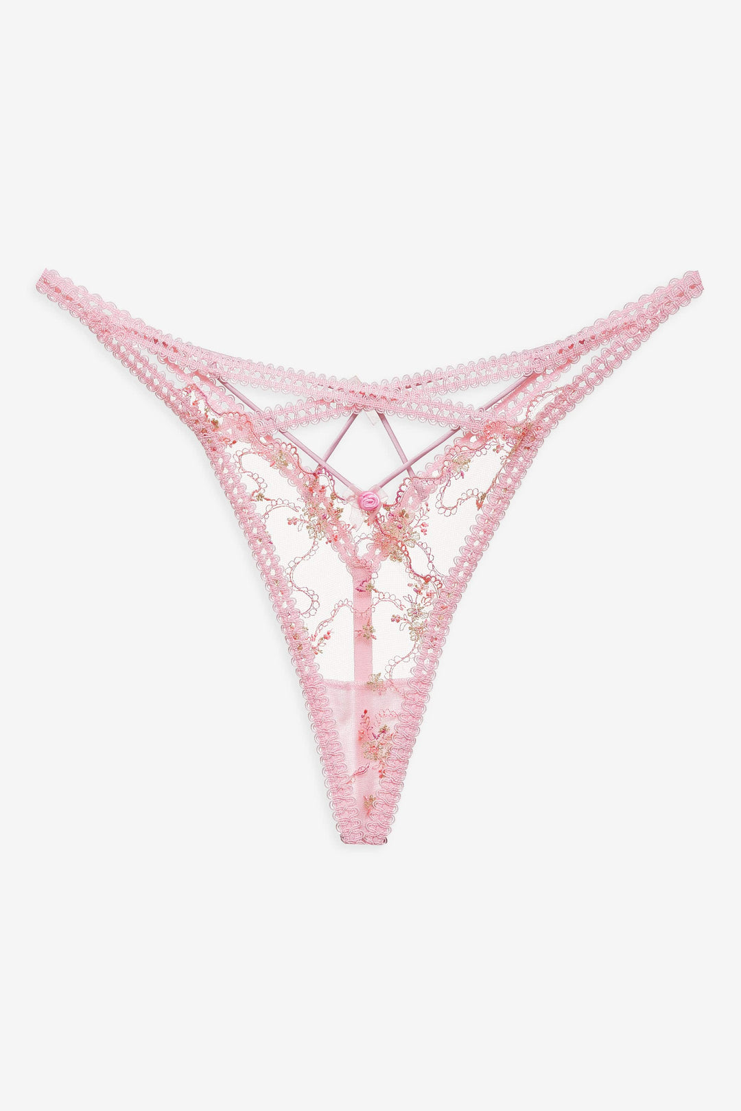 Dainty Daphne Thong Panty Pink