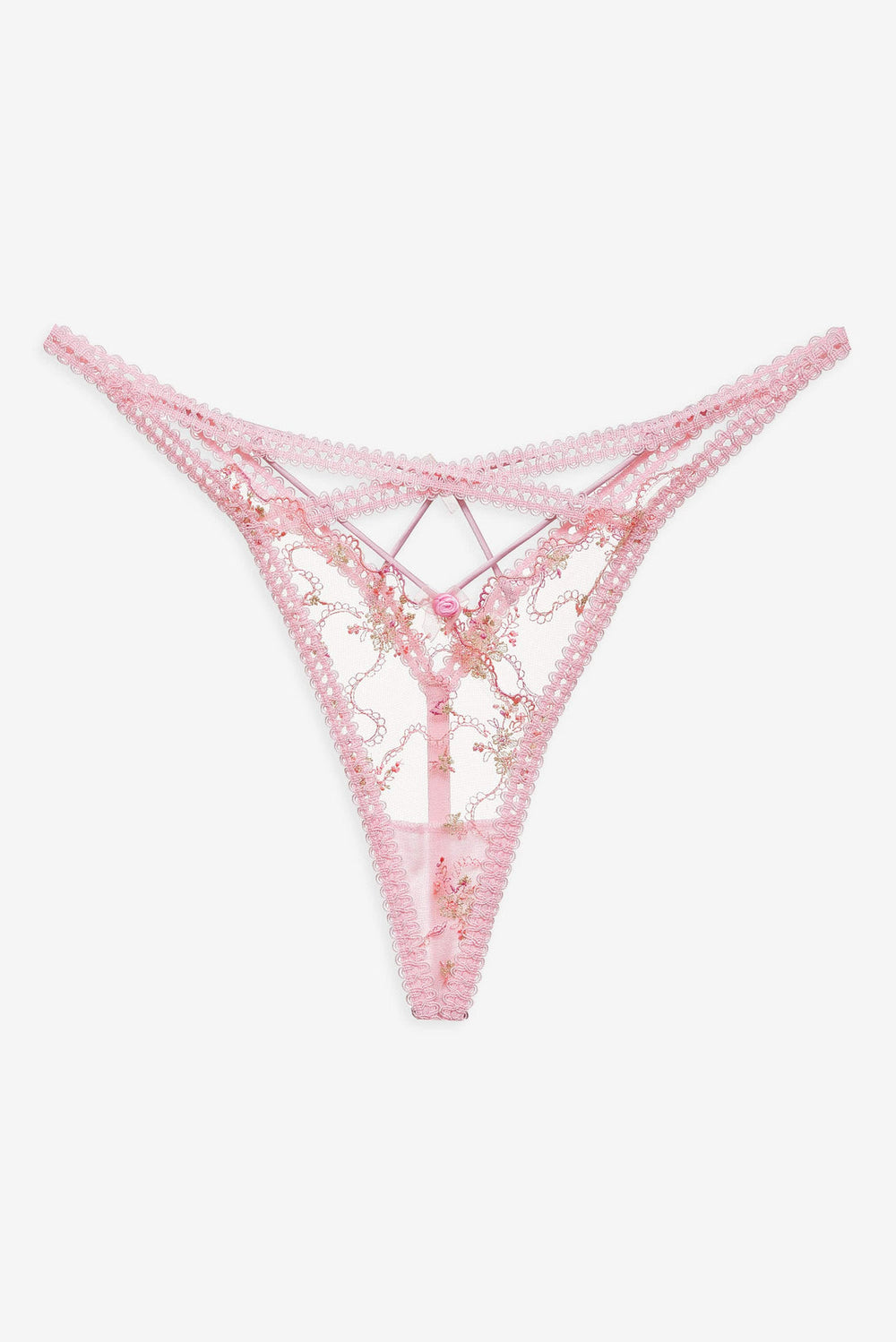 Dainty Daphne Thong Panty Pink