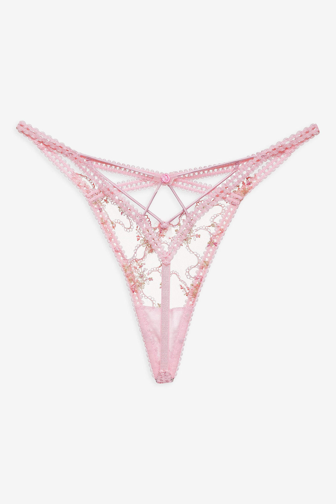 Dainty Daphne Thong Panty Pink