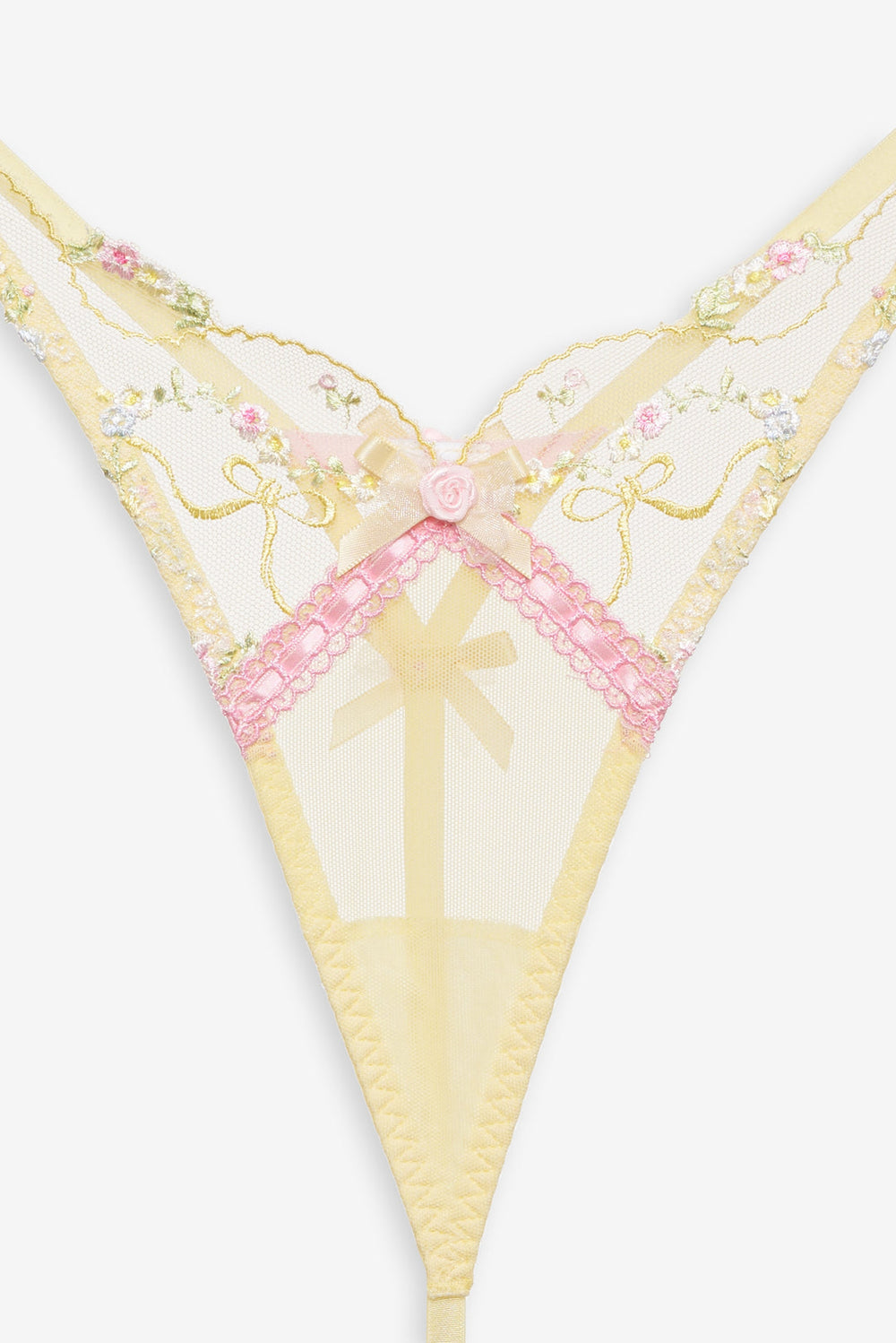 Sunny Bouquet Thong Panty Multi Yellow