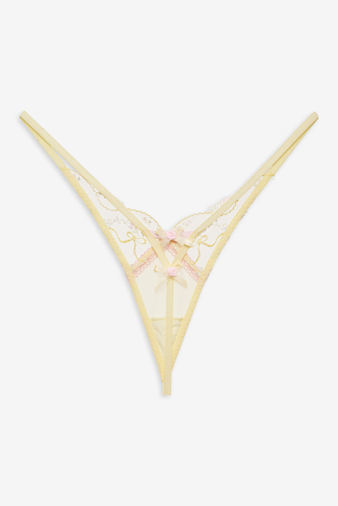 Sunny Bouquet Thong Panty Multi Yellow