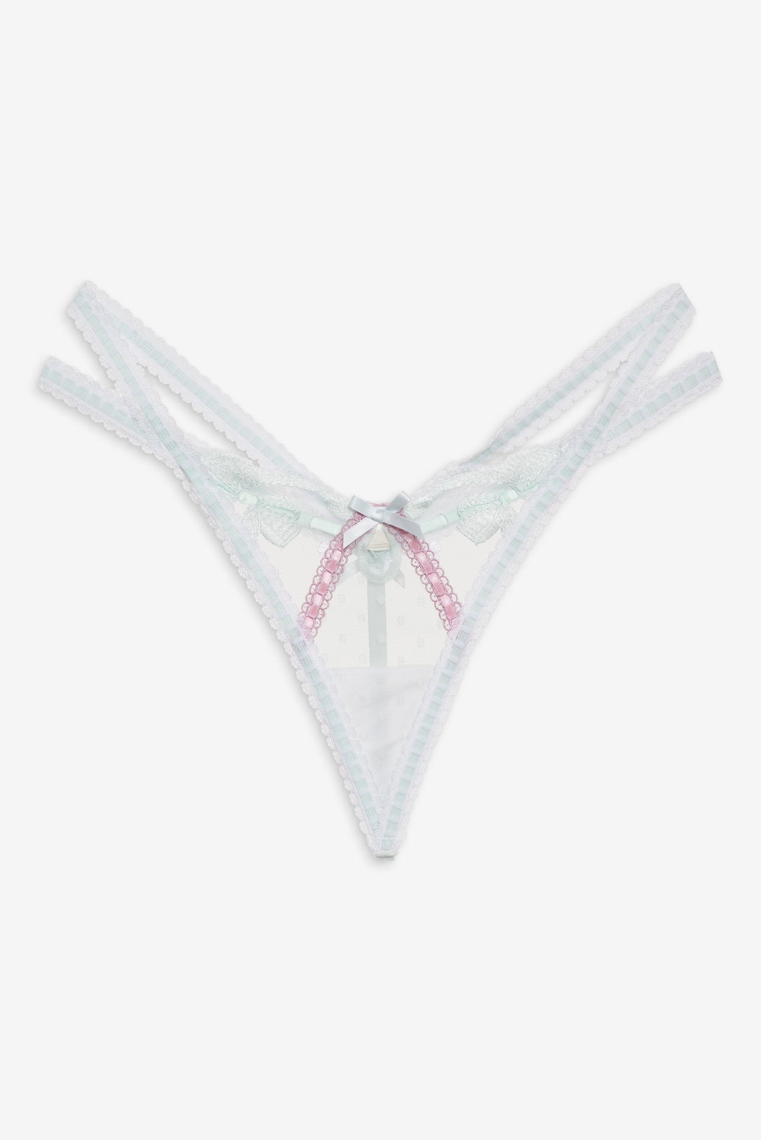 Billie Bow Thong Panty Mint