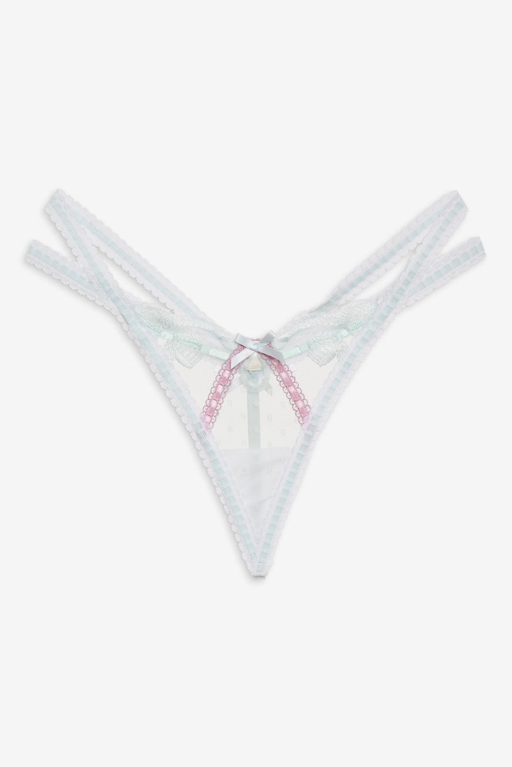Billie Bow Thong Panty Mint