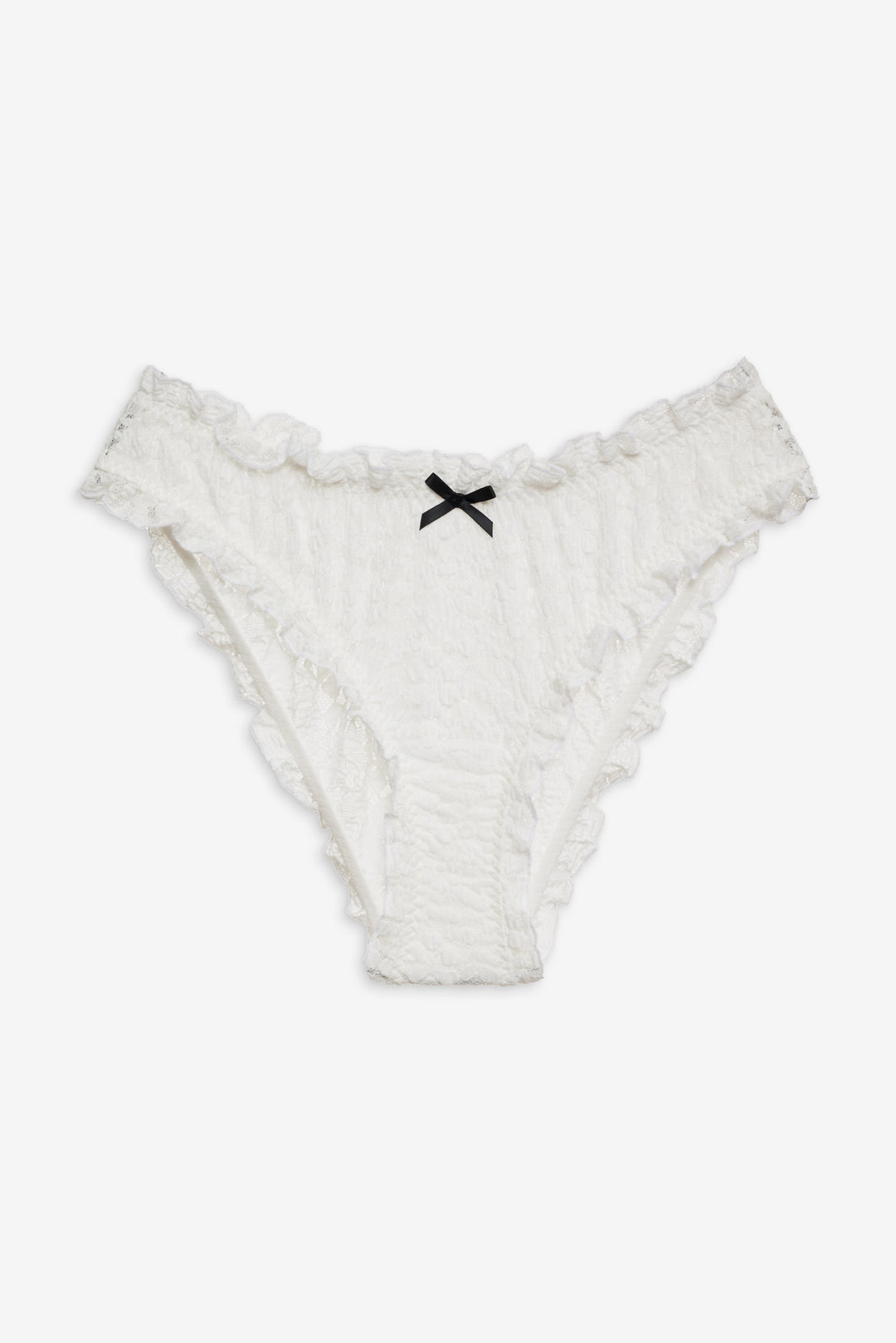 Sally Stretch Lace Cheeky Panty White