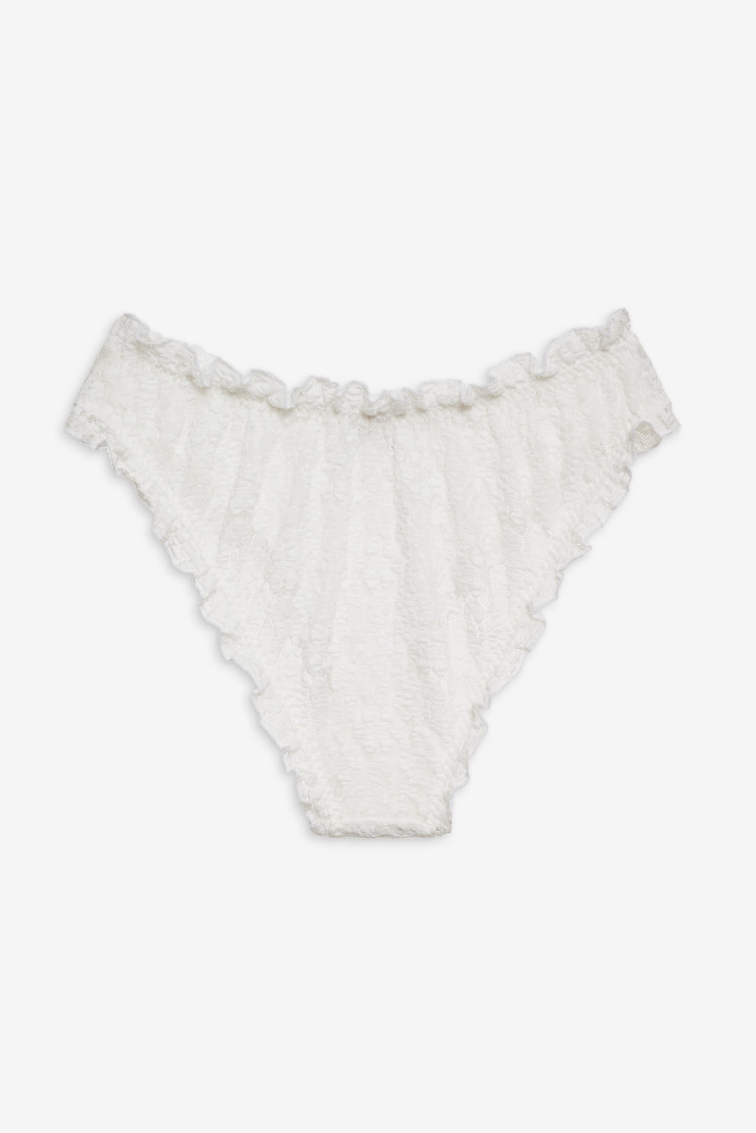 Sally Stretch Lace Cheeky Panty White