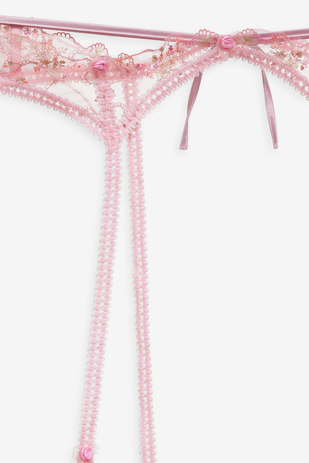 Dainty Daphne Garter Belt Pink