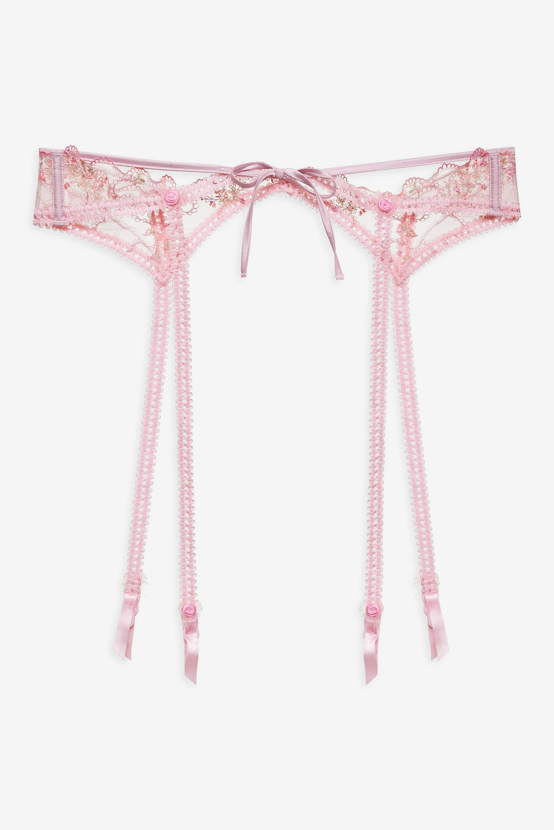 Dainty Daphne Garter Belt Pink