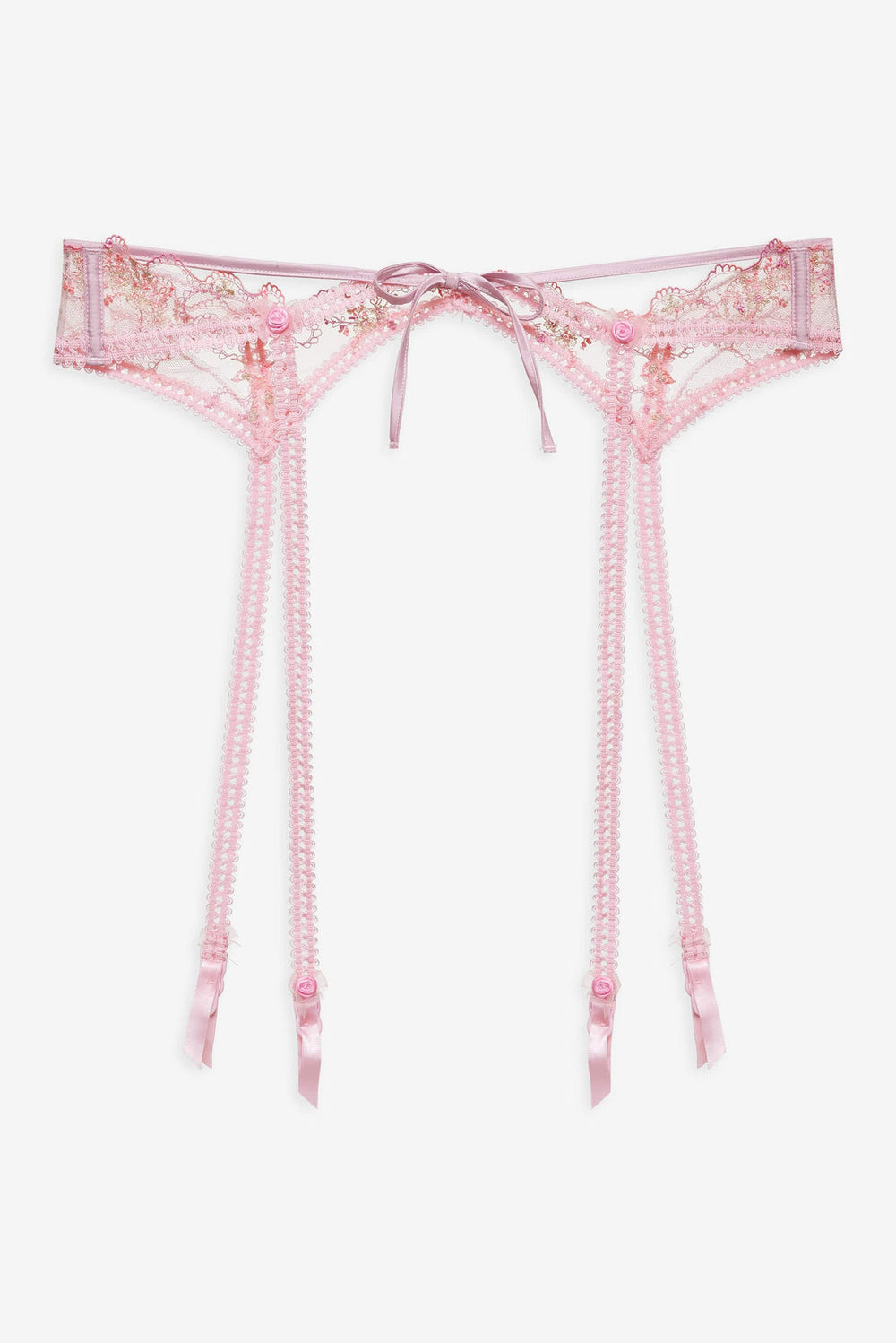 Dainty Daphne Garter Belt Pink