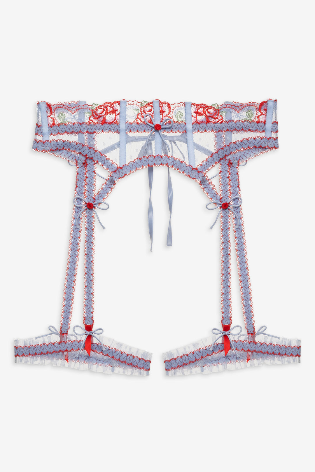 First Crush Garter Blue