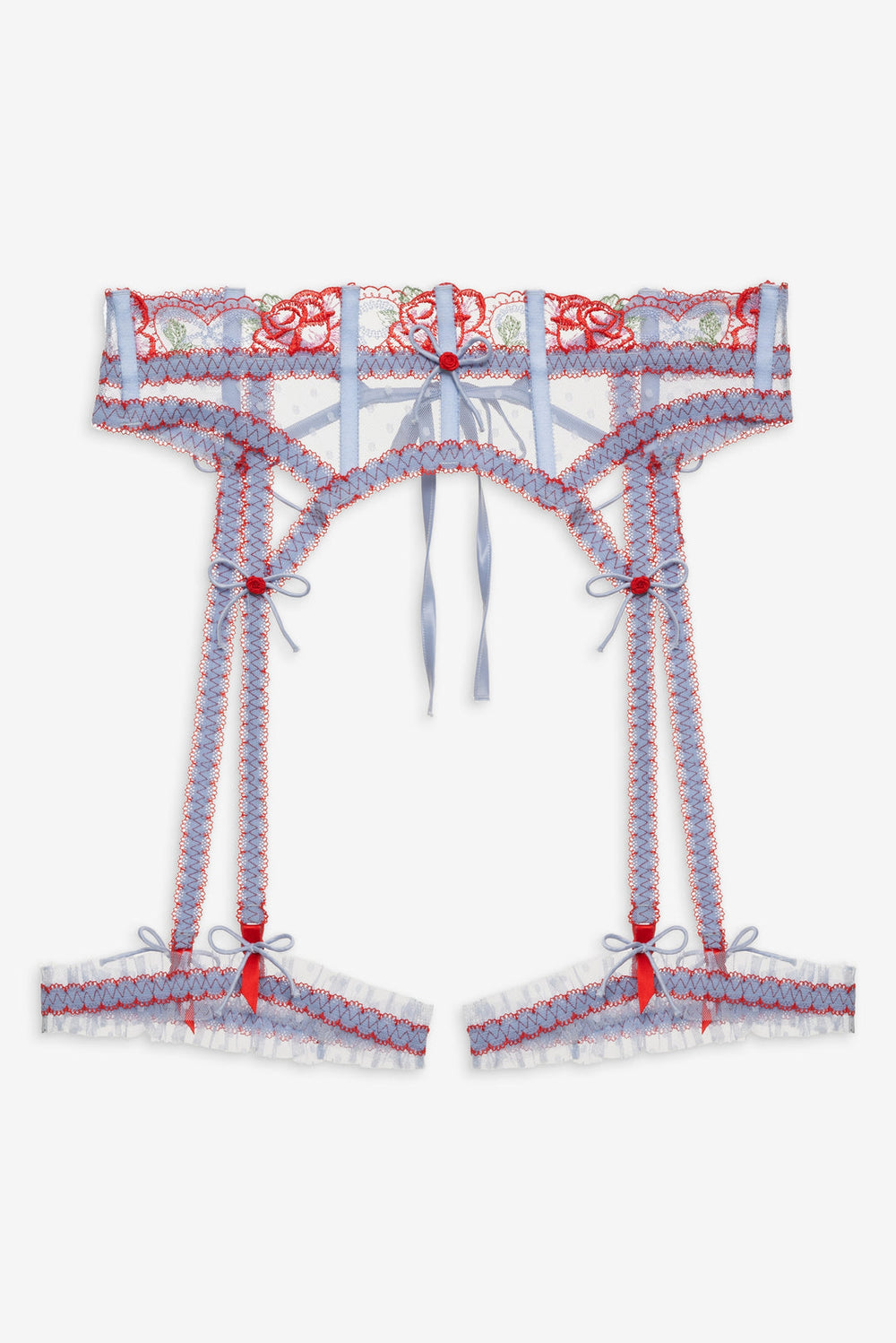 First Crush Garter Blue