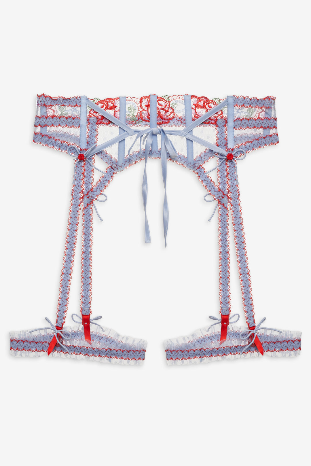 First Crush Garter Blue