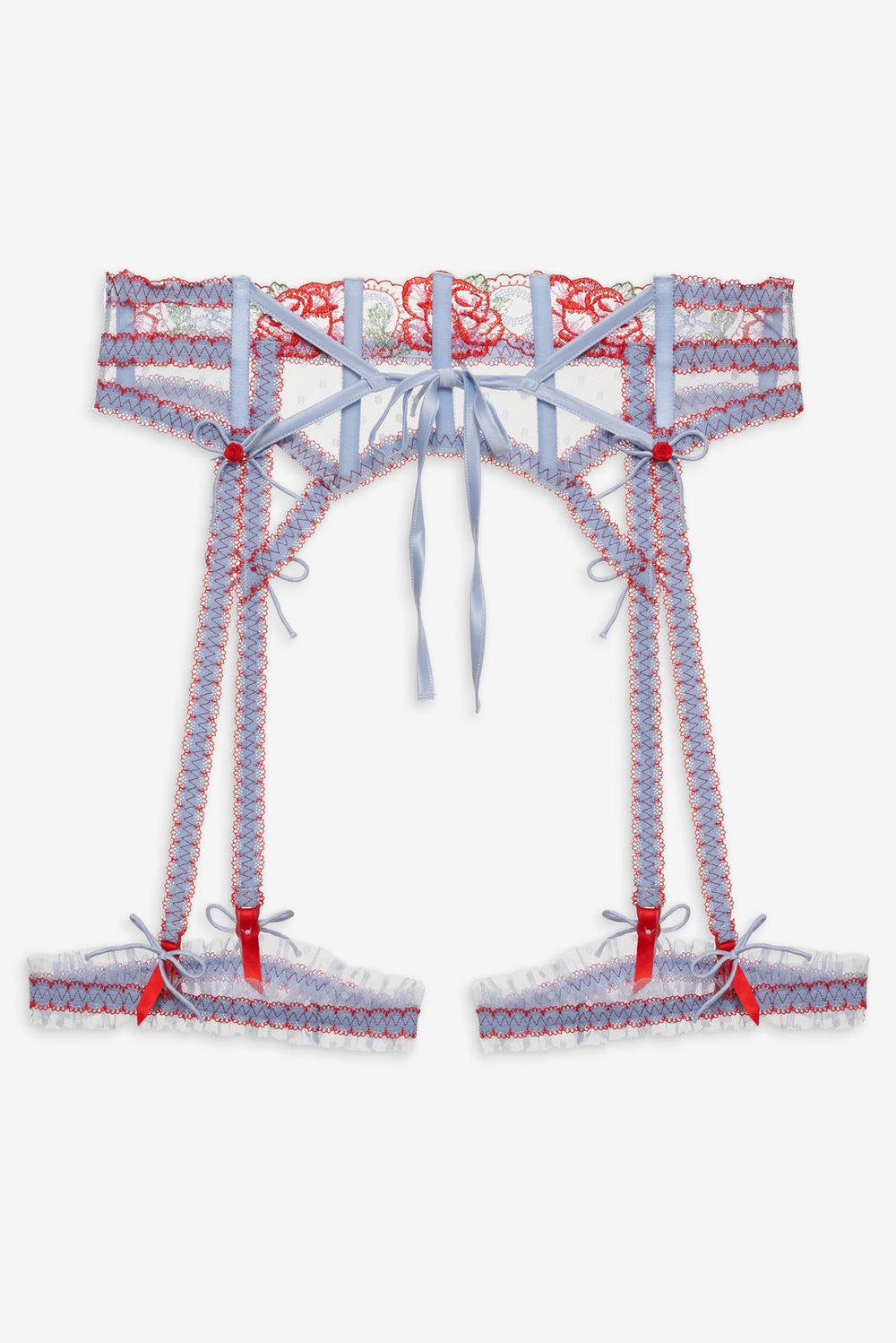 First Crush Garter Blue