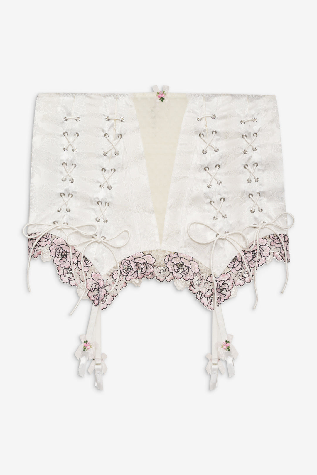 Marit Garter Skirt White