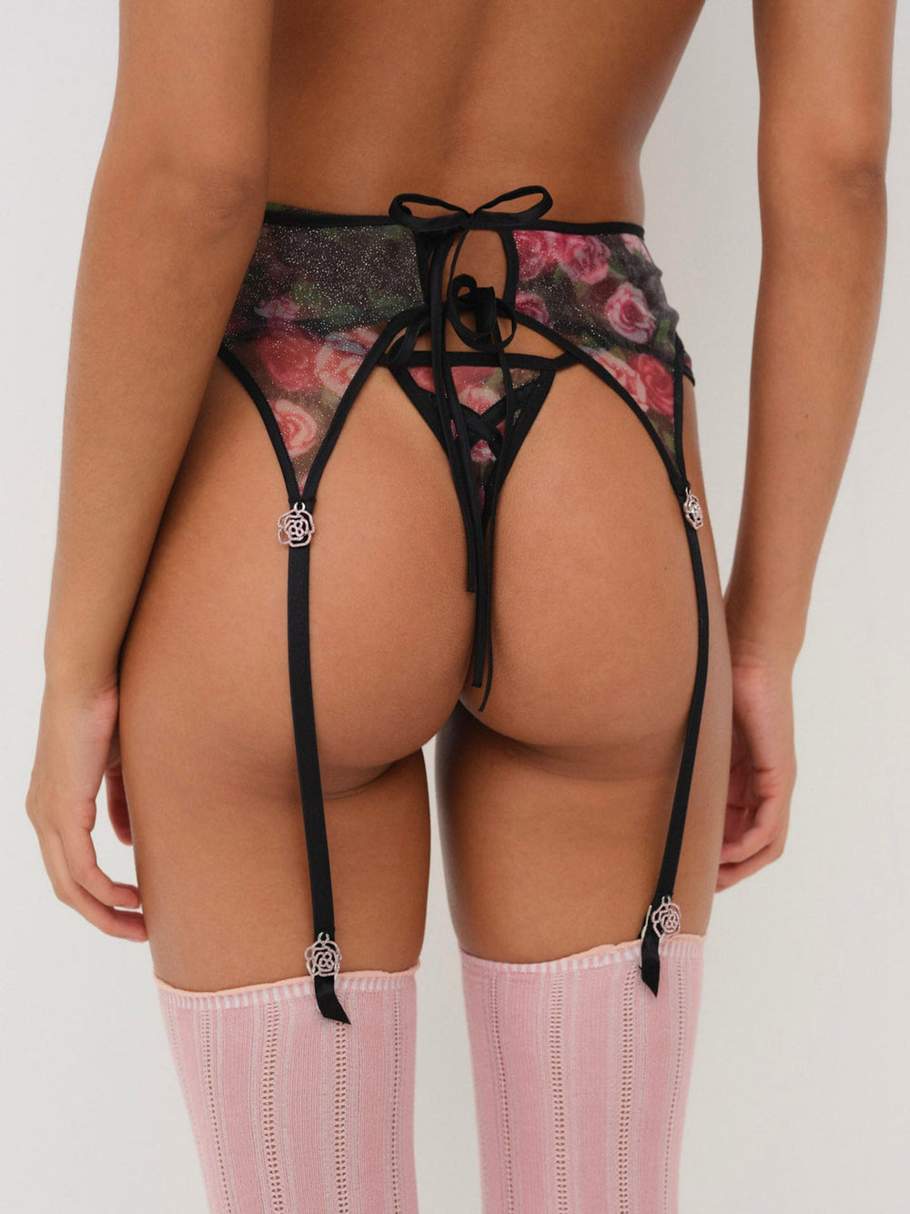 Ciara Garter Belt Black