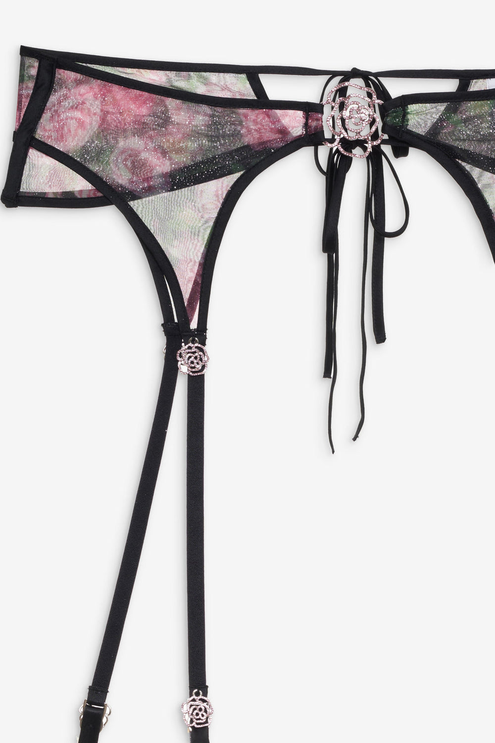 Ciara Garter Belt Black