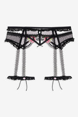 Love Garden Garter Belt Black