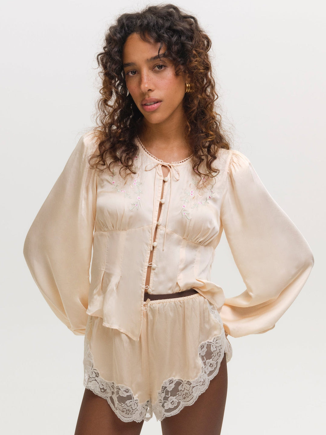 Roseanne Shorts Pale Peach