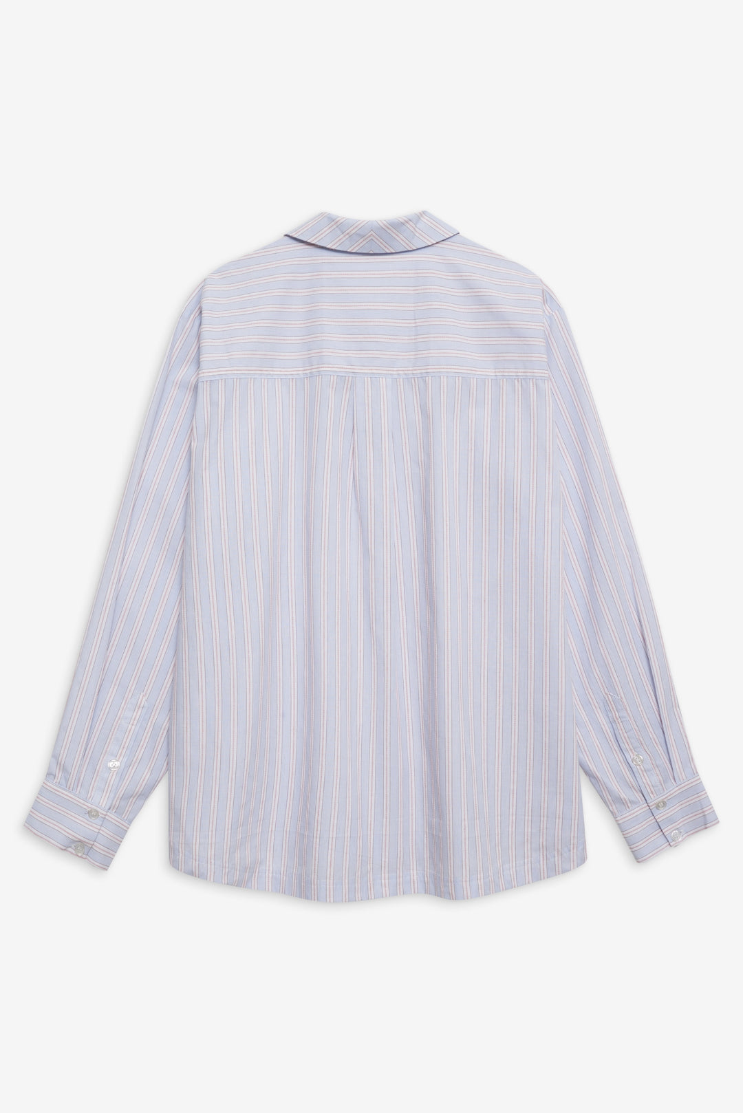 Lakeside Stripe Button Down Top Blue