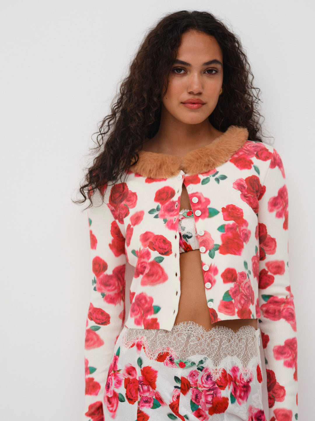 Carol Cardigan Red