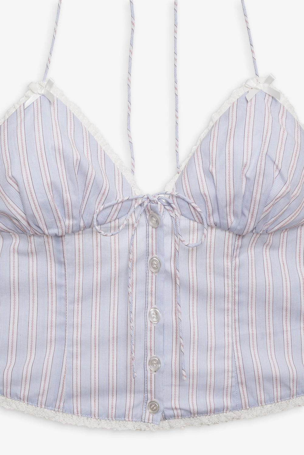 Lakeside Stripe Top Blue