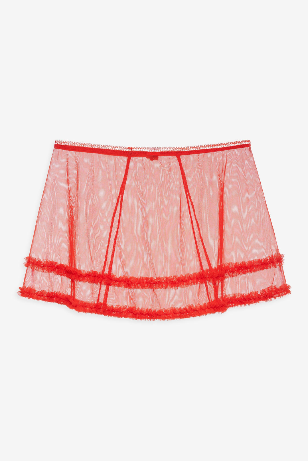 Gene Slip Skirt Red