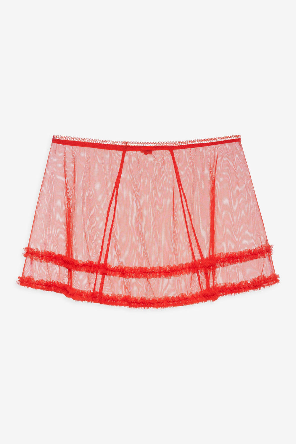 Gene Slip Skirt Red