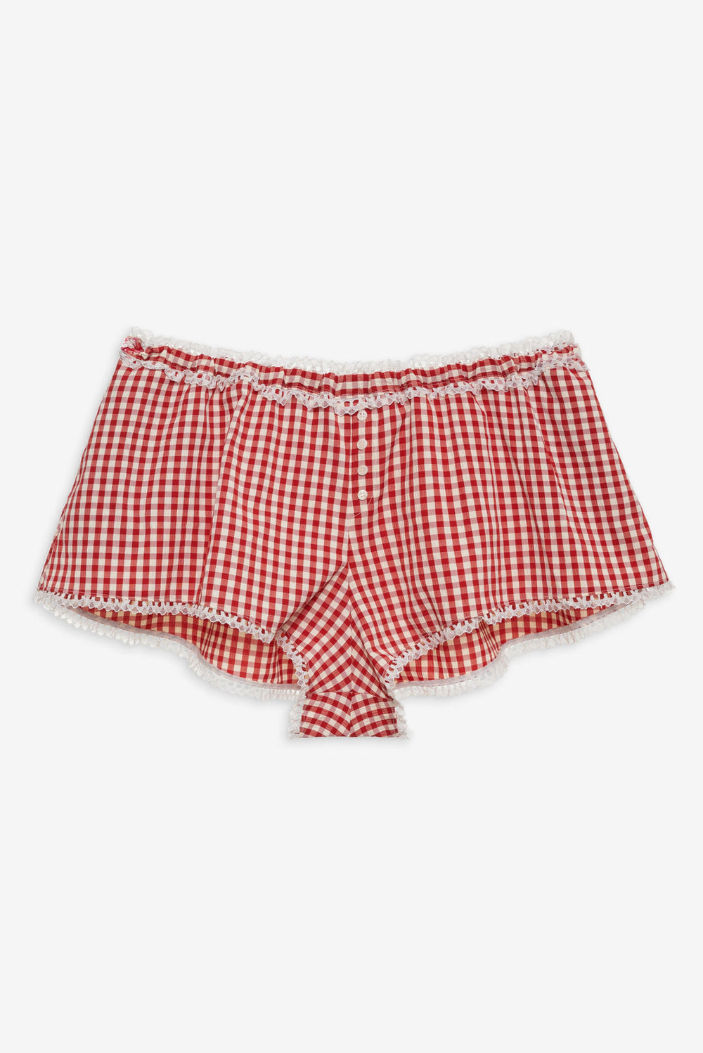 Scotch Bonnet Gingham Short Red
